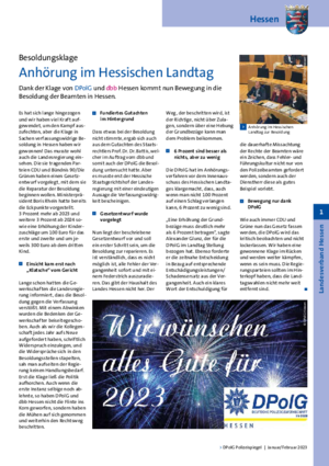 Ausgabe Januar/Februar 2023 Ausgabe Januar/Februar 2023