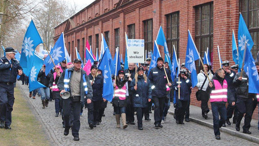 Warnstreik in Potsdam