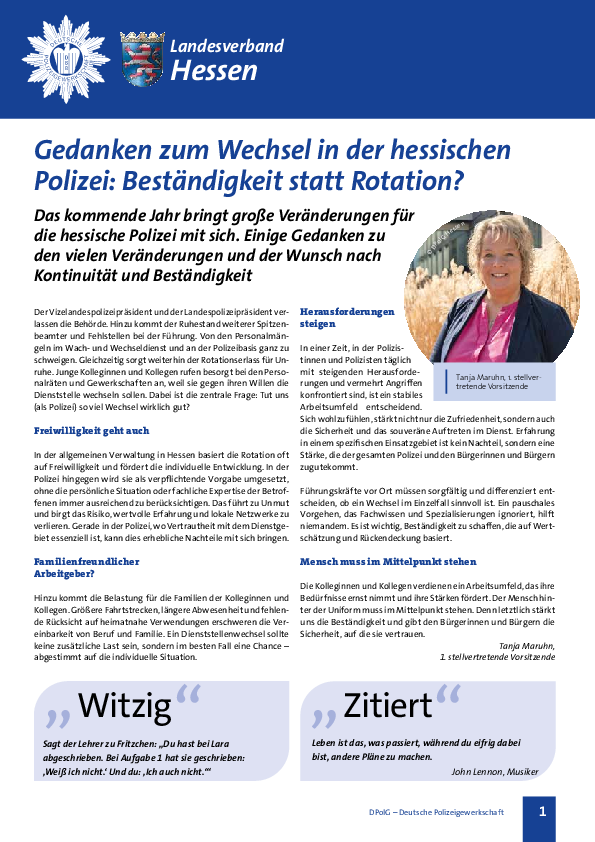 Ausgabe Januar/Februar 2025
